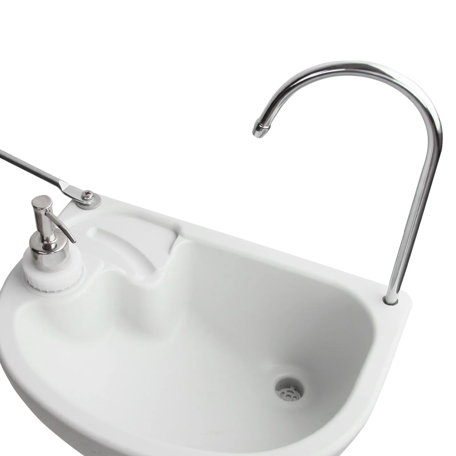 Camping Basin Portable Hand Wash Sink Stand 19L Capacity - Nurns