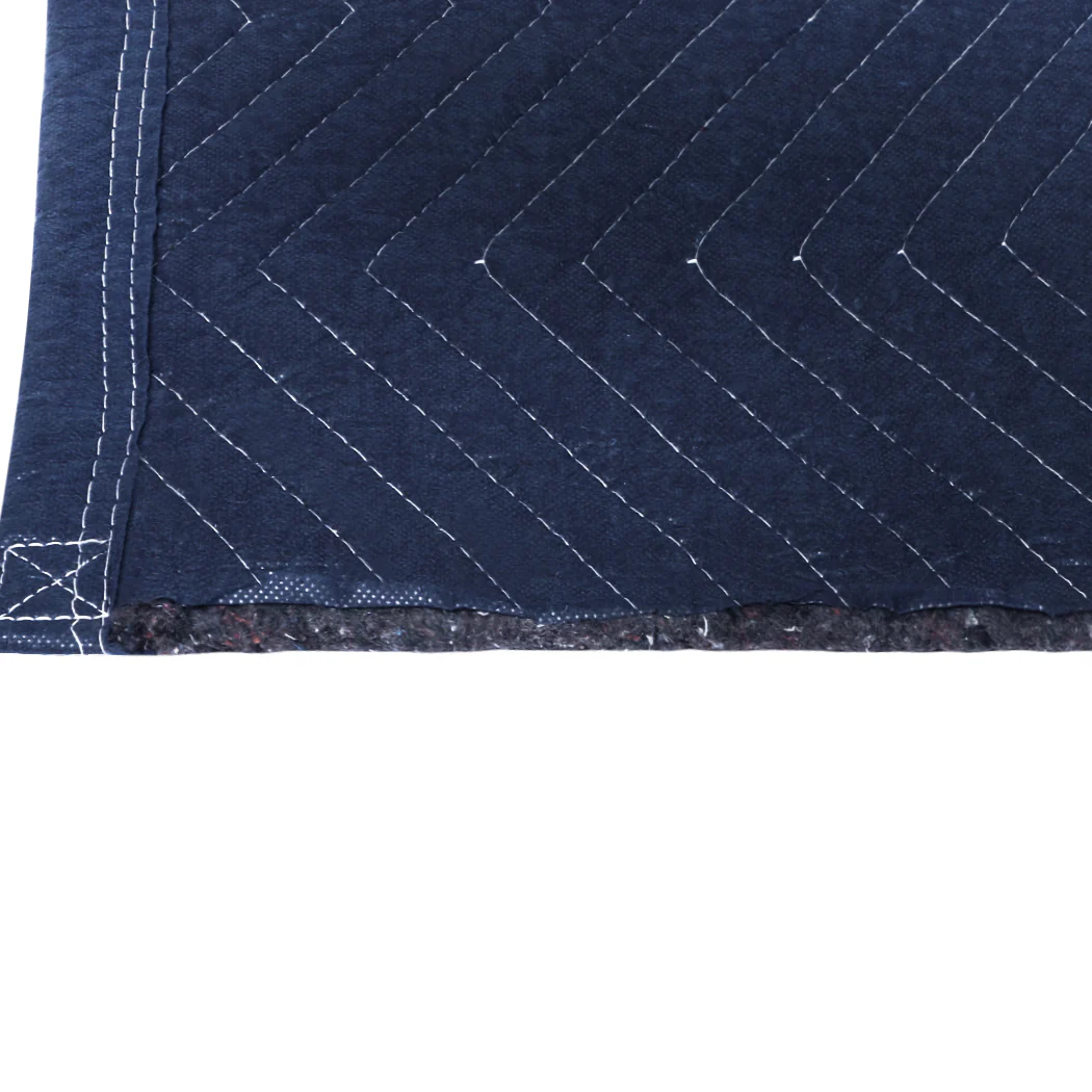 Set of 5 Wintress Throw Soft Blanket Moving Blanket Furniture - Blue - Nurns