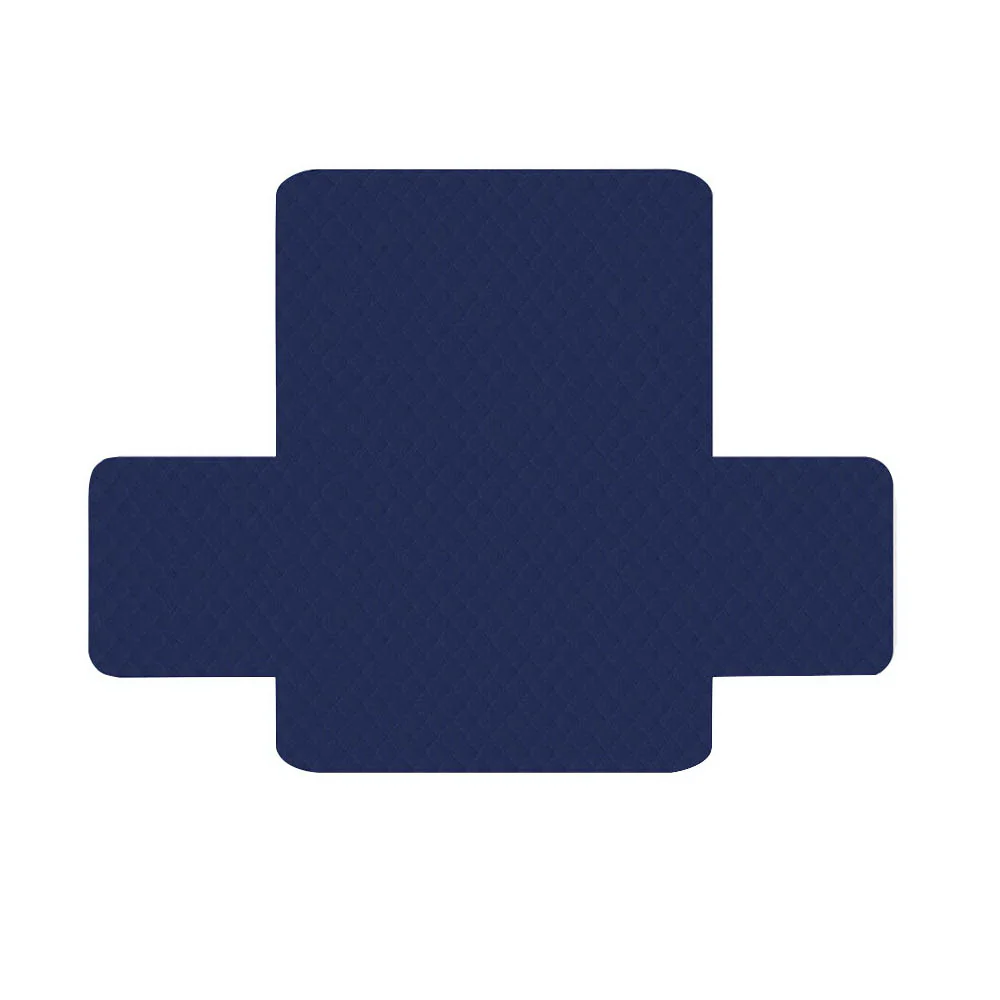 Sofa Cover Quilted Couch Covers Lounge Protector Slipcovers 3 Seater Navy - Nurns