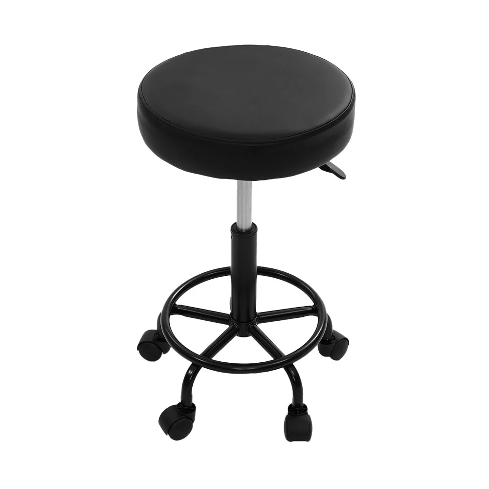 Set of 2 Salon Stool Round Swivel Chair - Nurns