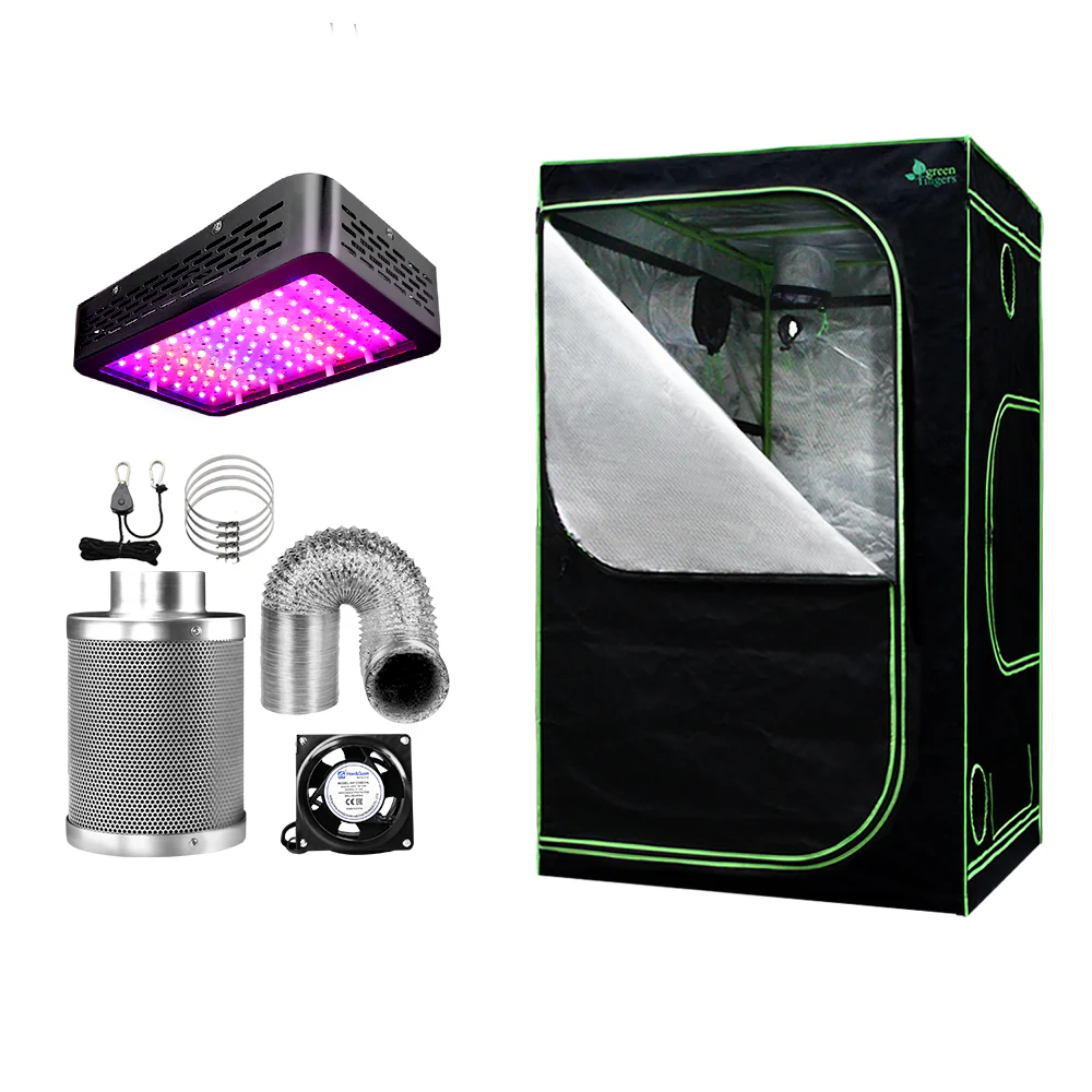 Grow Tent Light Kit 120x120x200CM 1000W LED 6