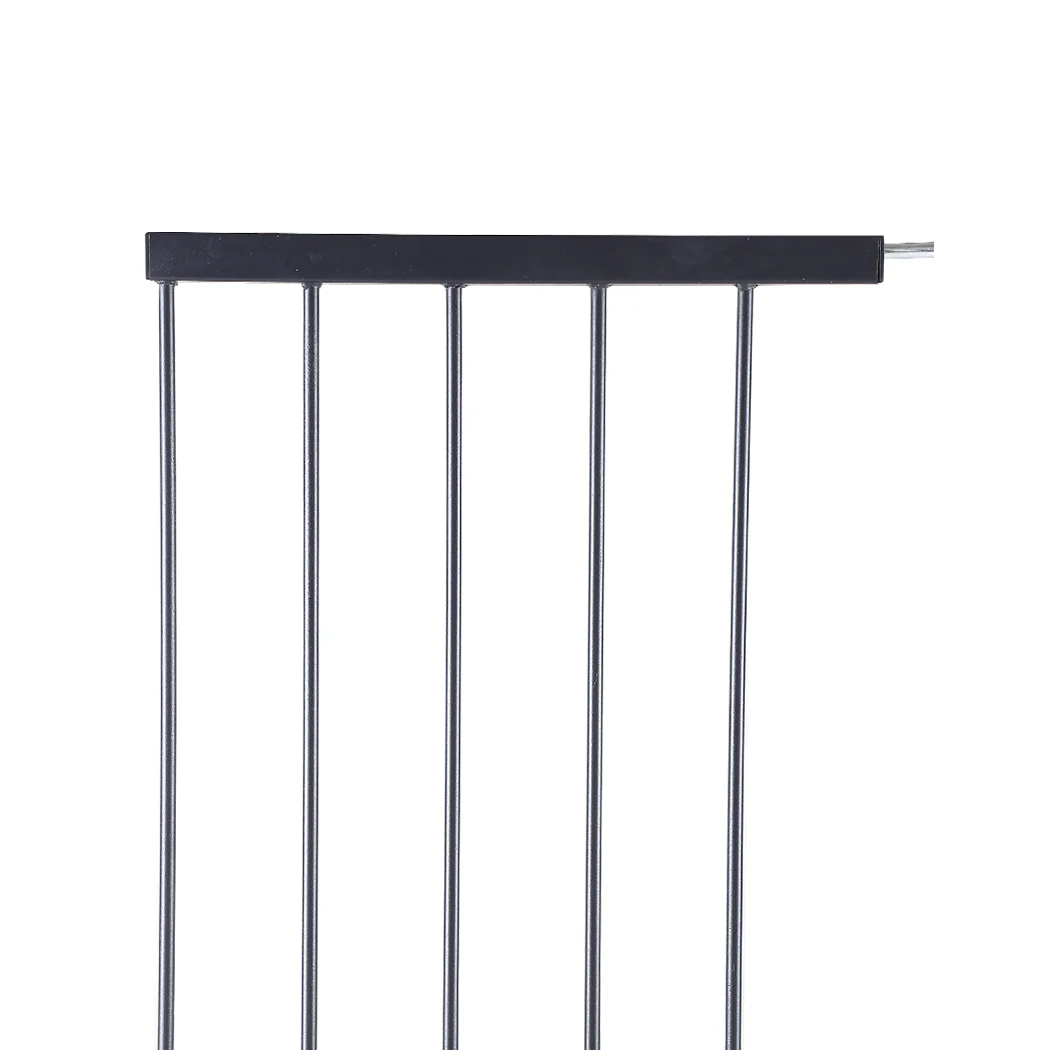 Baby Kids Safety Security Gate Stair Barrier Doors Extension Panels 45cm  - Black - Nurns