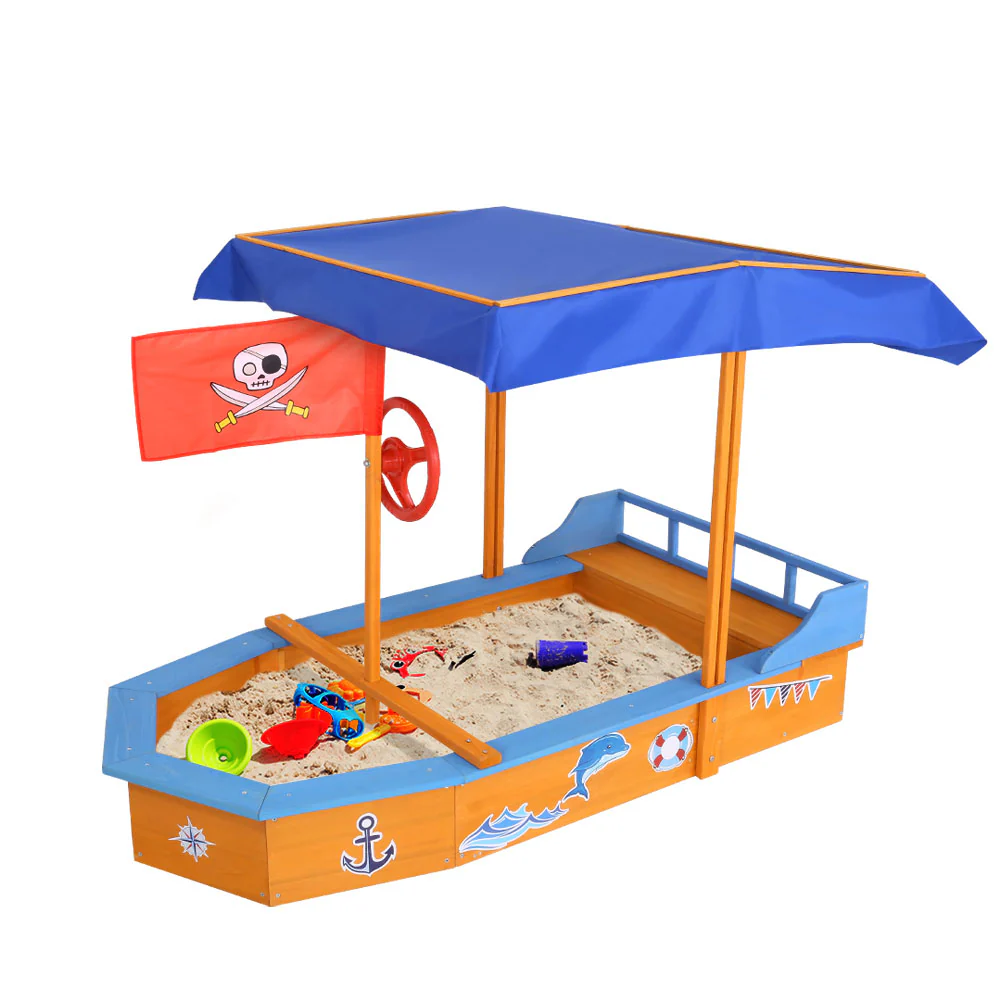 Boat-shaped Canopy Sand Pit - Nurns