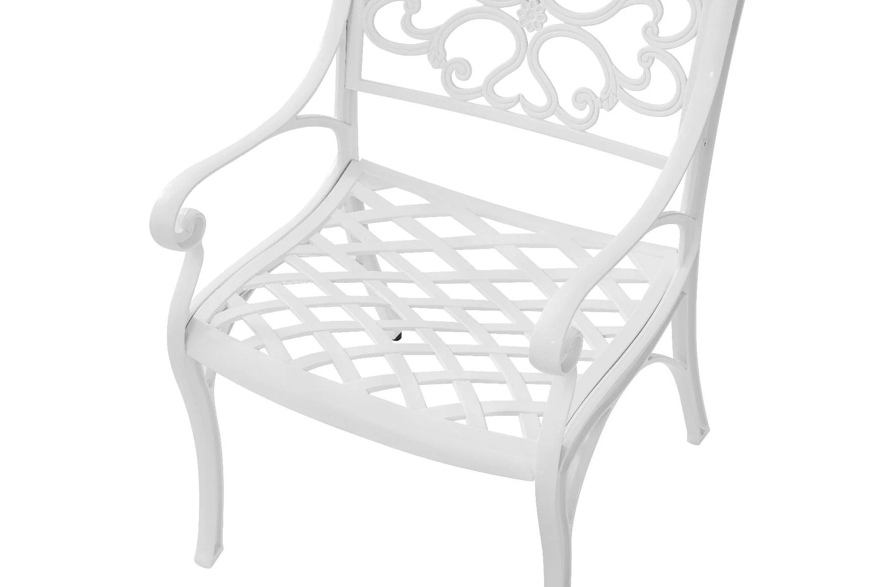 Lydia Aluminium Chair - White - Nurns