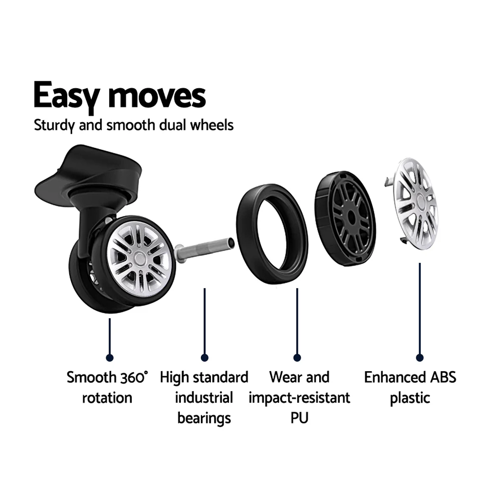 Set of 3 Luggage 20-24-28