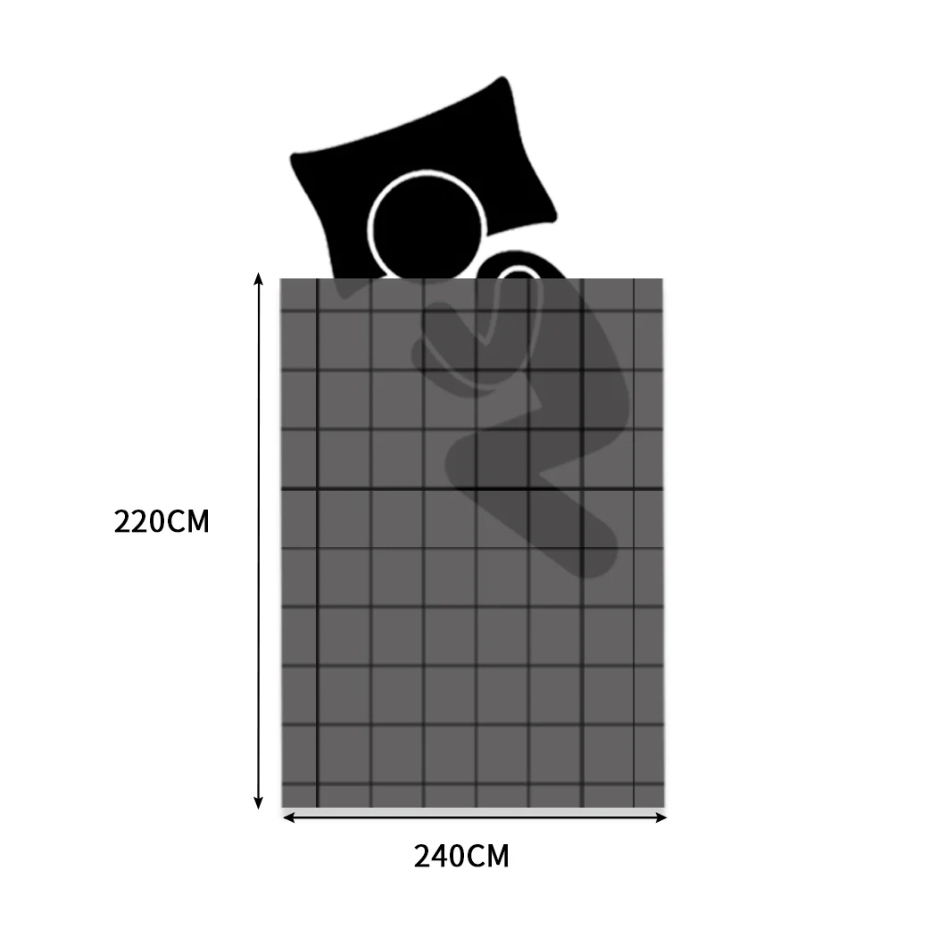 Waylon Throw Ultra-Soft Blanket 320gsm 220x240cm Warm - Mink - Nurns