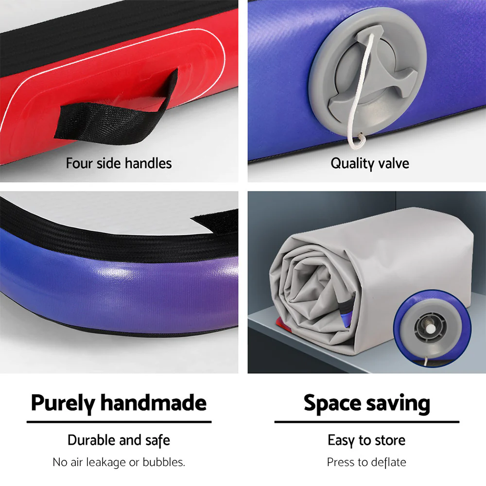 Everfit 3M Air Track Gymnastics Tumbling Mat Exercise Cheerleading Unique Style - Nurns