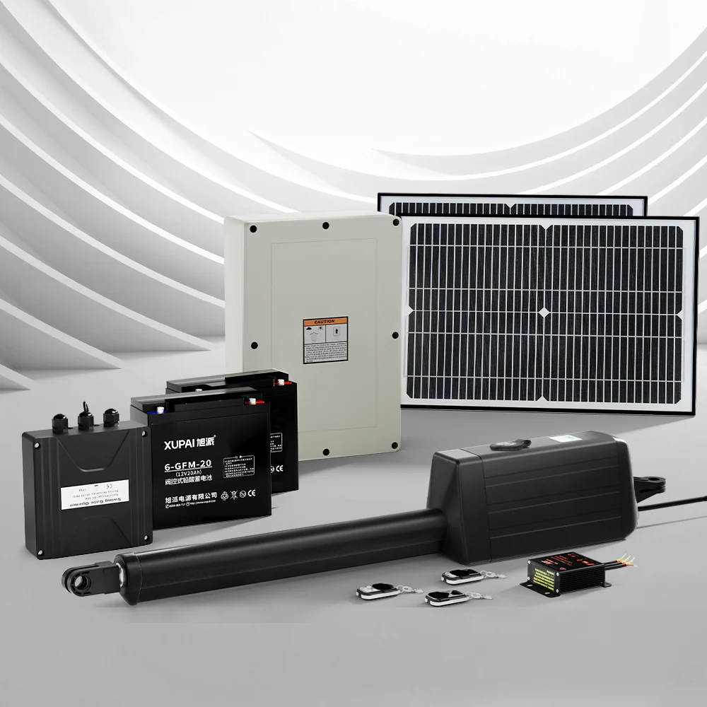 Single Swing Gate Opener 40W Full Solar Power Automatic 300kg 5m - Nurns