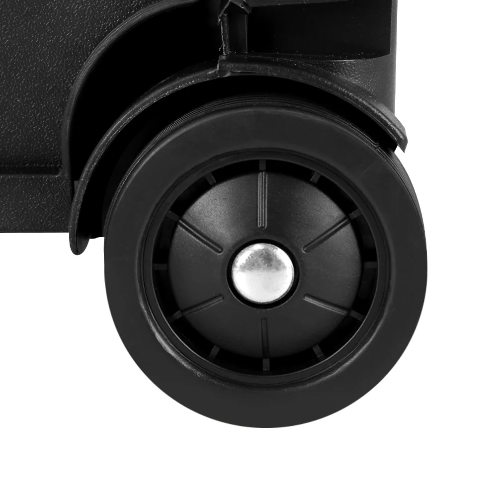 Foldable Shopping Cart Trolley Grocery Basket Rolling Wheel Portable 35KG - Nurns