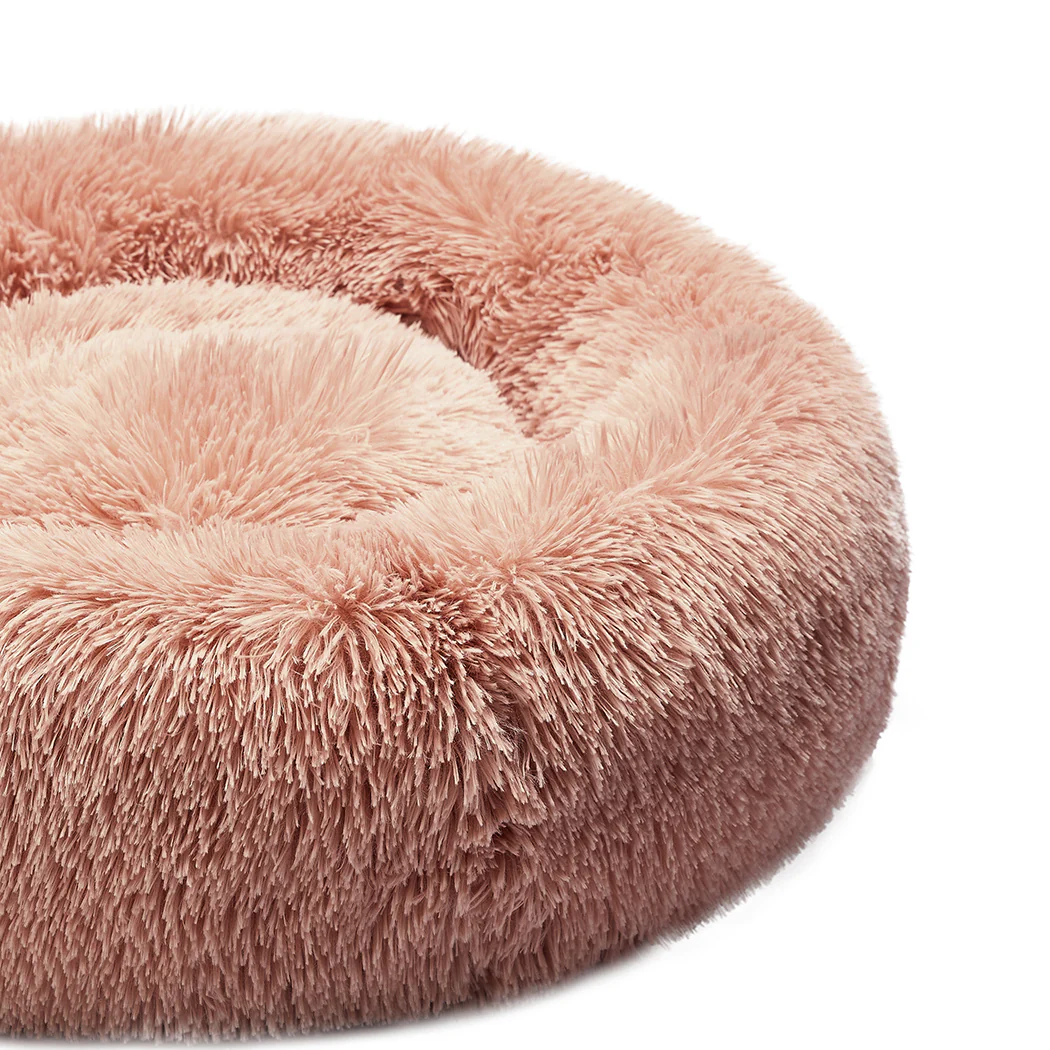 LARGE Dog Beds Pet Nest Calming - Pink - Nurns