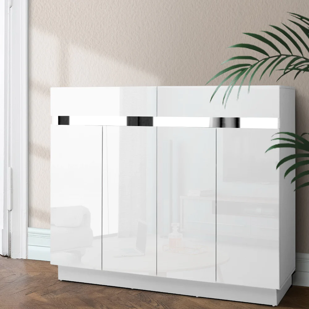 Artiss Shoe Rack Cabinet Storage Cupboard 24 Pairs - Lydia - Nurns