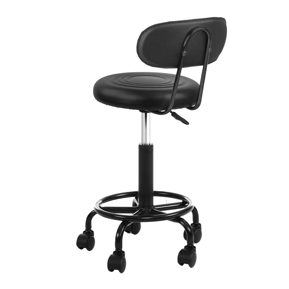 Salon Stool Swivel Chair Backrest - Nurns