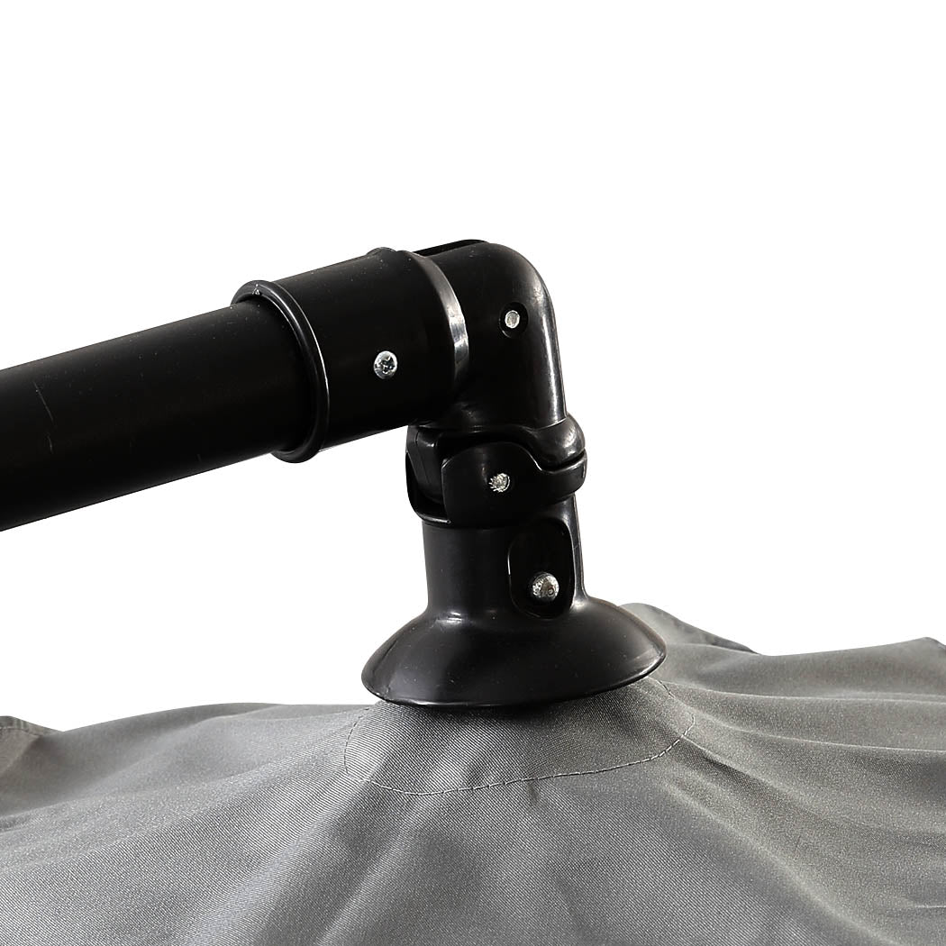 Mountview 3M Outdoor Umbrella Cantilever Grey With Base - Nurns