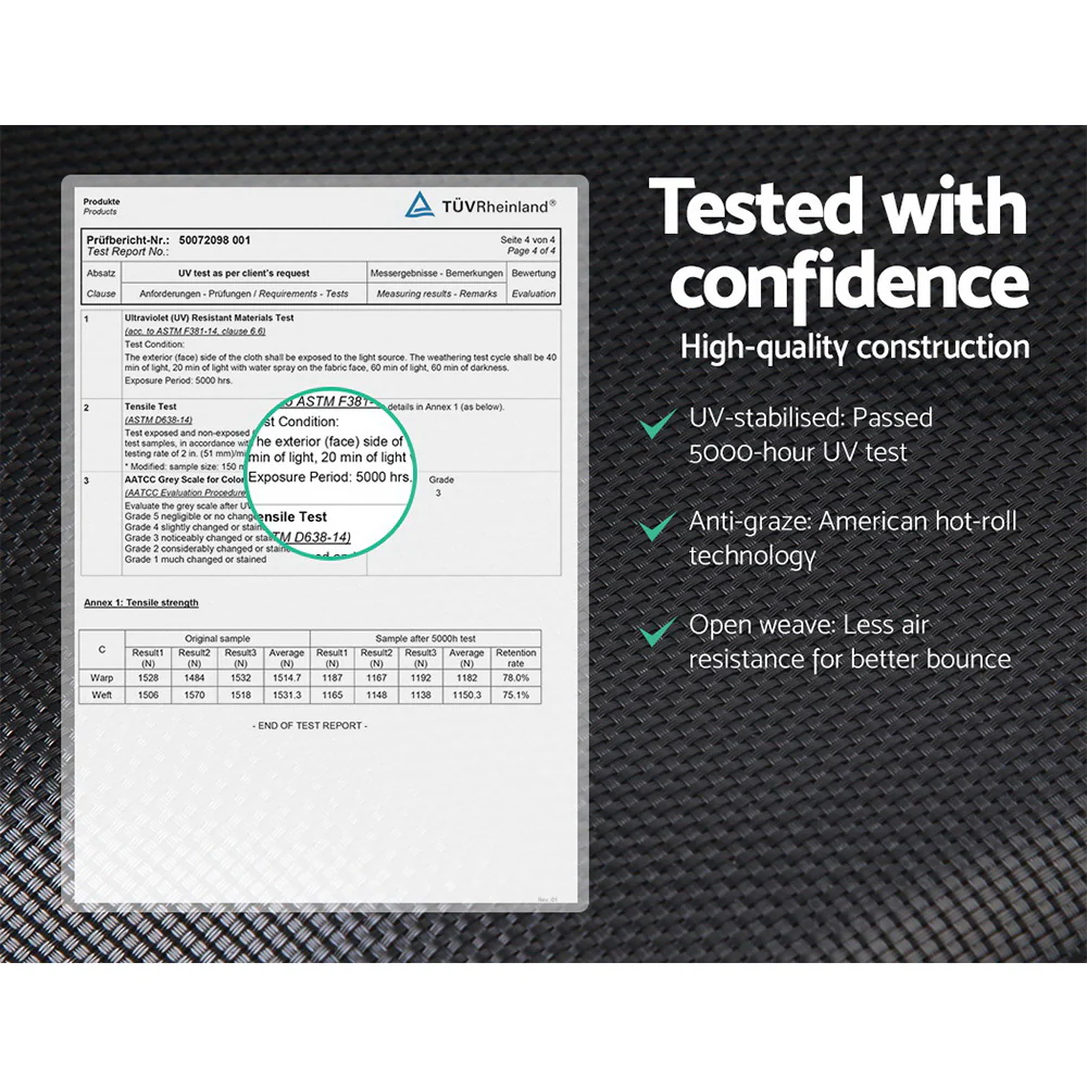 Everfit Trampoline for Kids 12ft Rebounder for Kids - Nurns