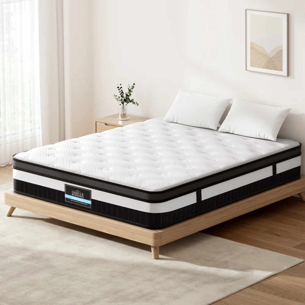 Saffira 30cm Thick Euro Top Pocket Spring Mattress - Double - Nurns