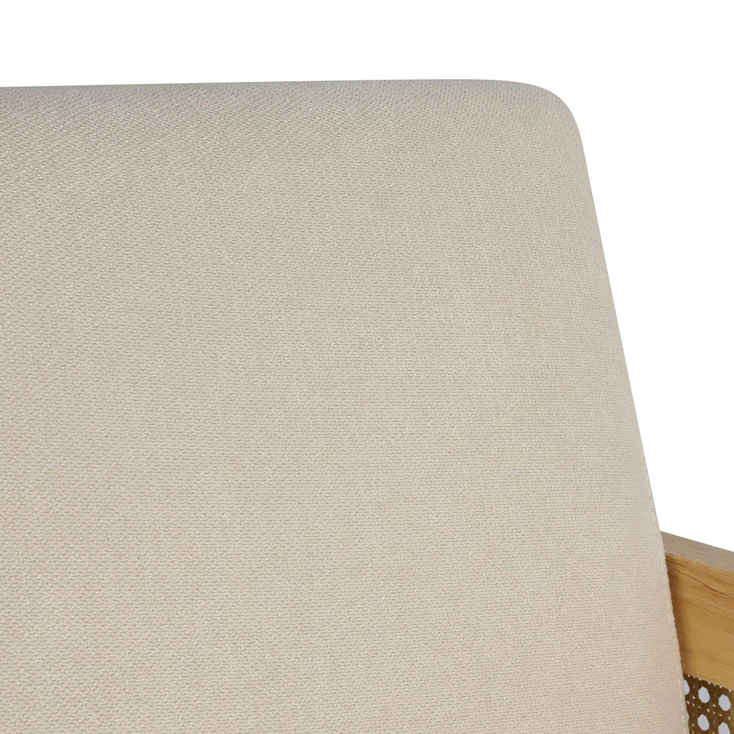 Rattan Lounge Armchair - Natural - Nurns