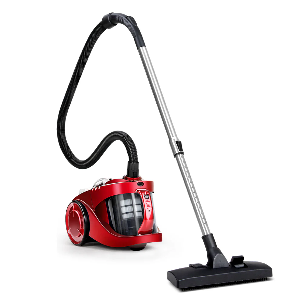 Devanti 2200W Bagless Vacuum Cleaner Red - Nurns