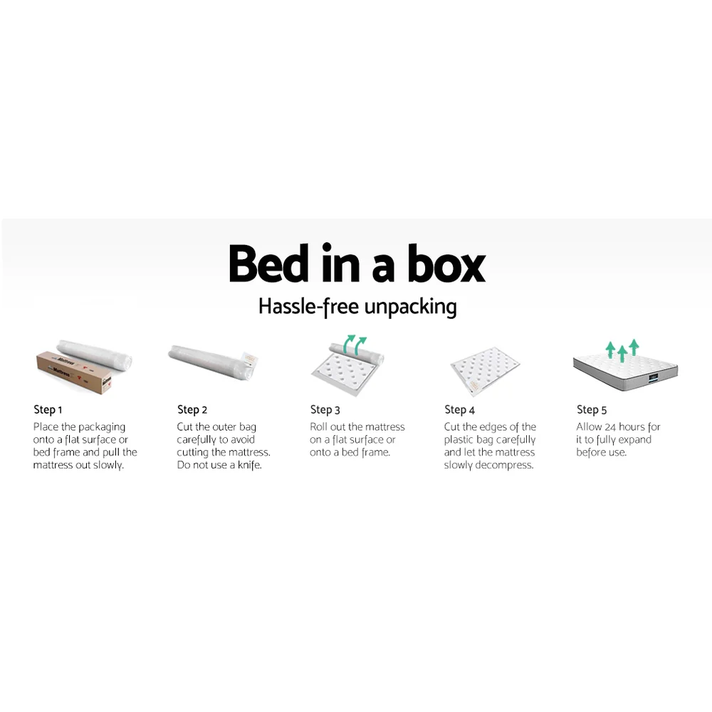 Tania 32cm Mattress Euro Top - Queen - Nurns