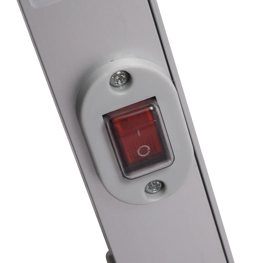 Heated Towel Rail Warmer Rack Wall Mounted - Silver - Nurns