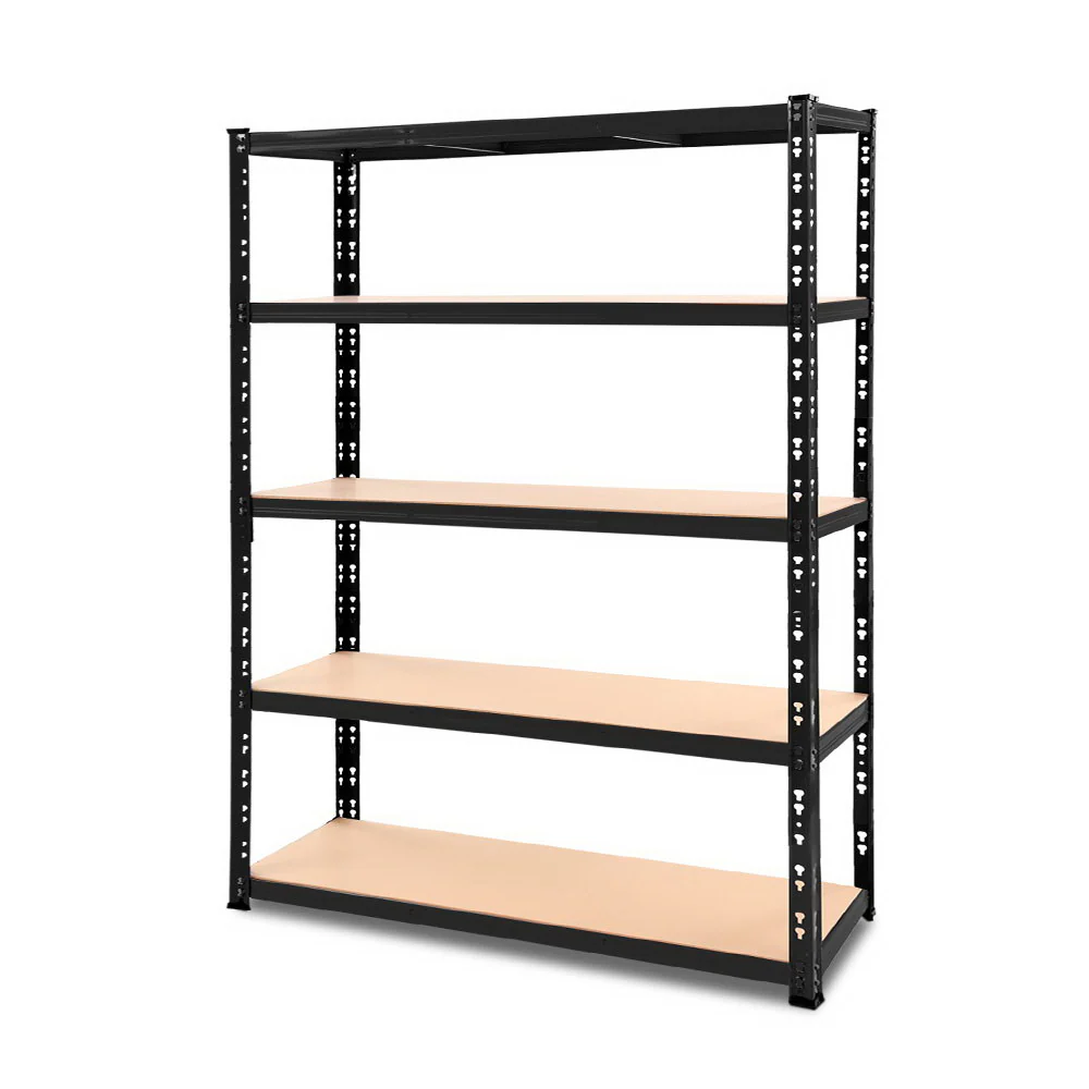 Giantz 1.8M Garage Shelving Warehouse Rack Pallet Racking Storage Shelve Black - Nurns