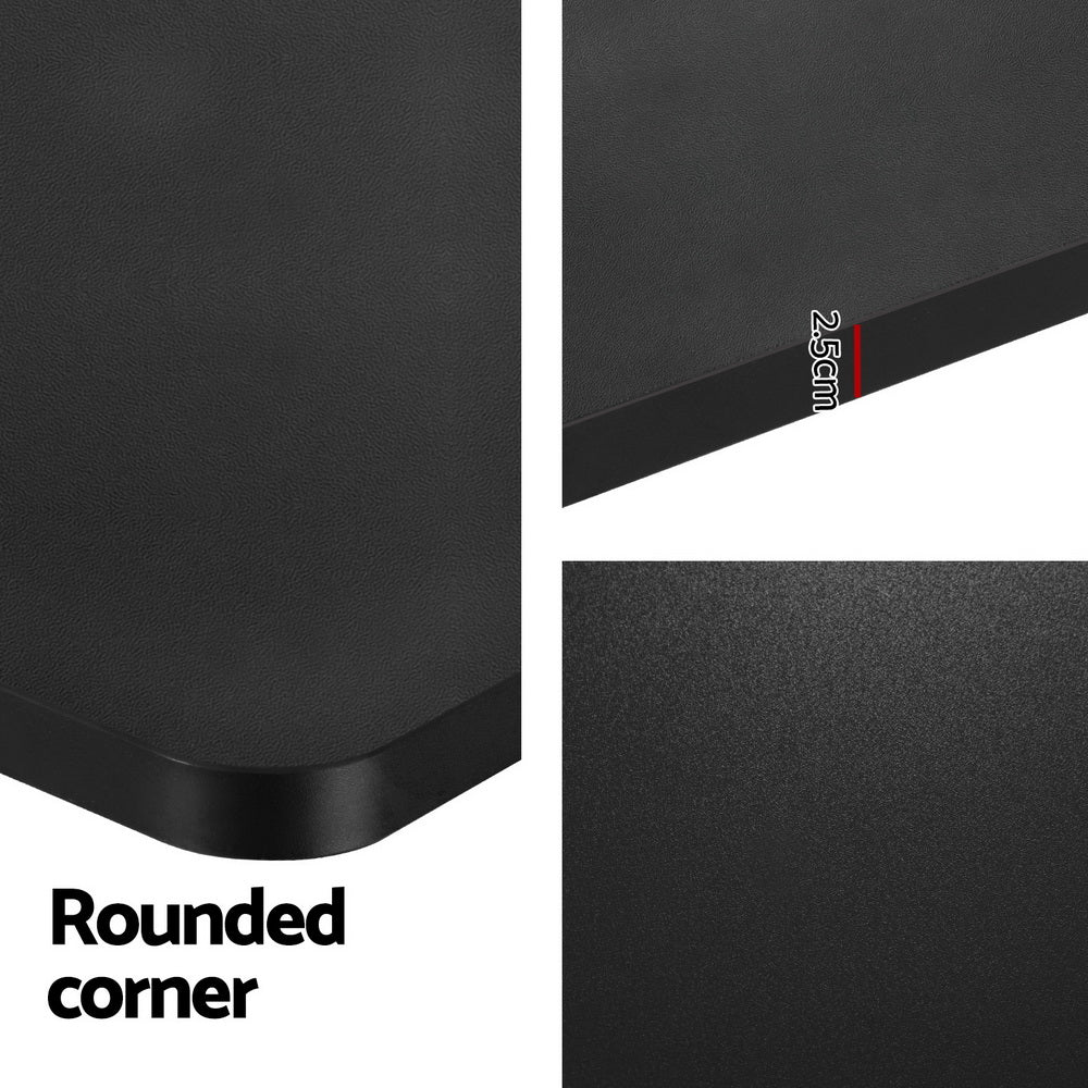 Artiss Standing Desk Motorised Dual Motor Black 120cm - Nurns