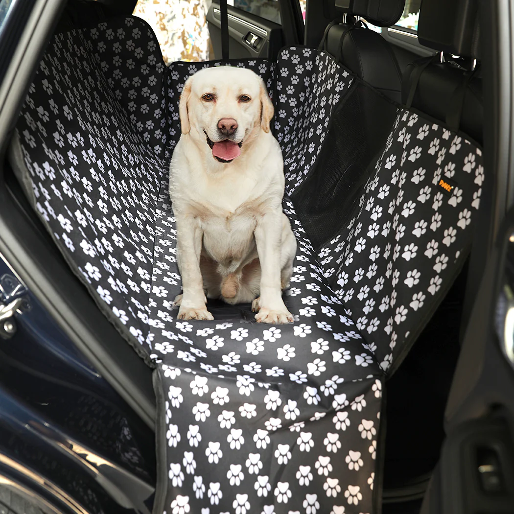 Pet Back Car Seat Cover Hammock Nonslip Dog Puppy Cat Waterproof Rear Large - Nurns