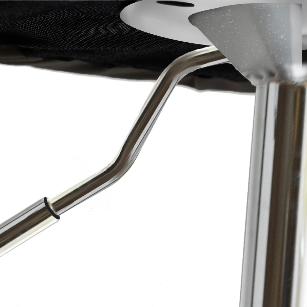 85cm Leipzig Kitchen Bar Stools Gas Lift Wooden Beech Stool Metal Barstools - Grey & Silver - Nurns