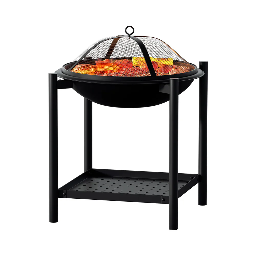 Fire Pit BBQ Grill 2-in-1 Outdoor - Nurns