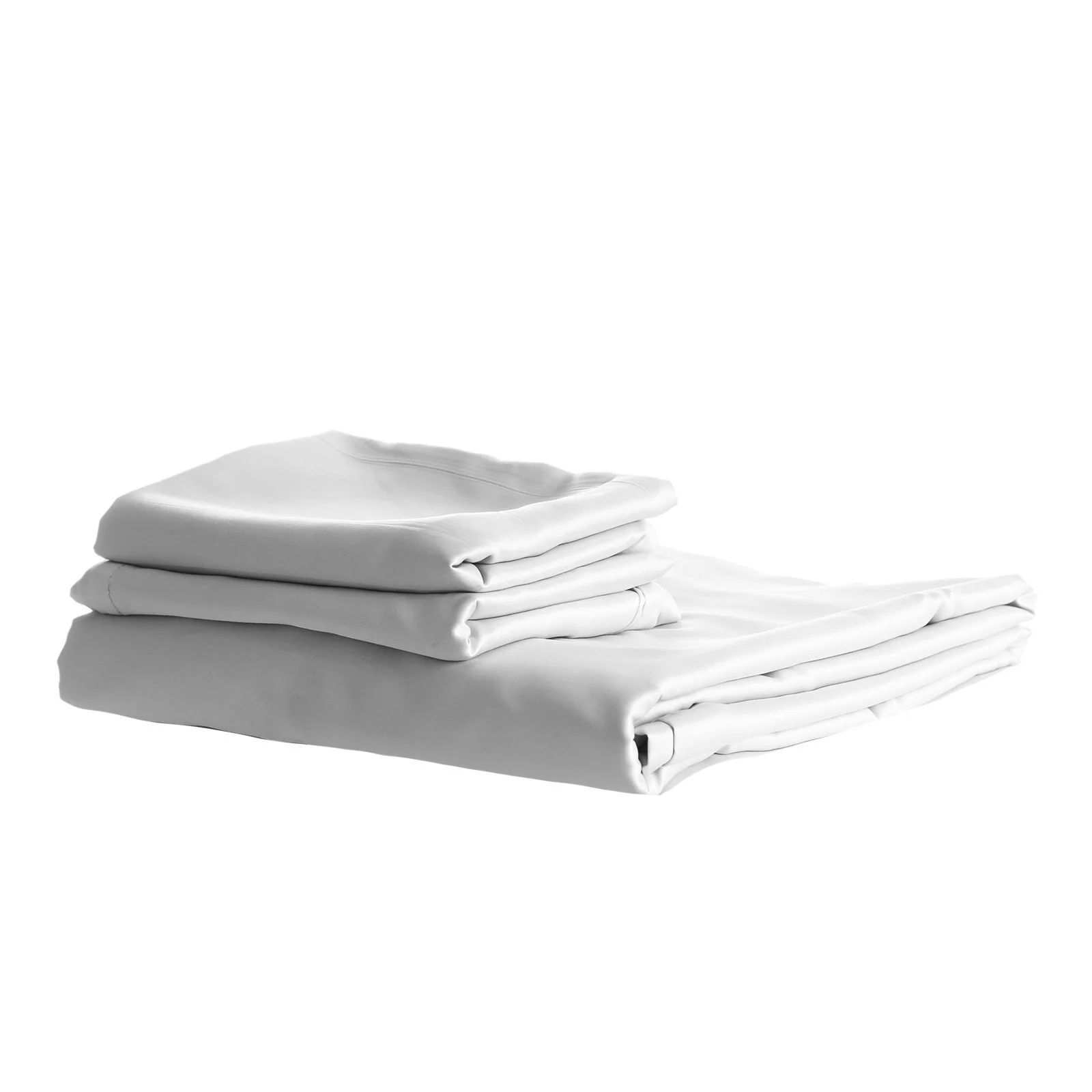 King Royal Comfort 1500TC Cotton Rich Fitted Sheet 3pc Set - White - Nurns