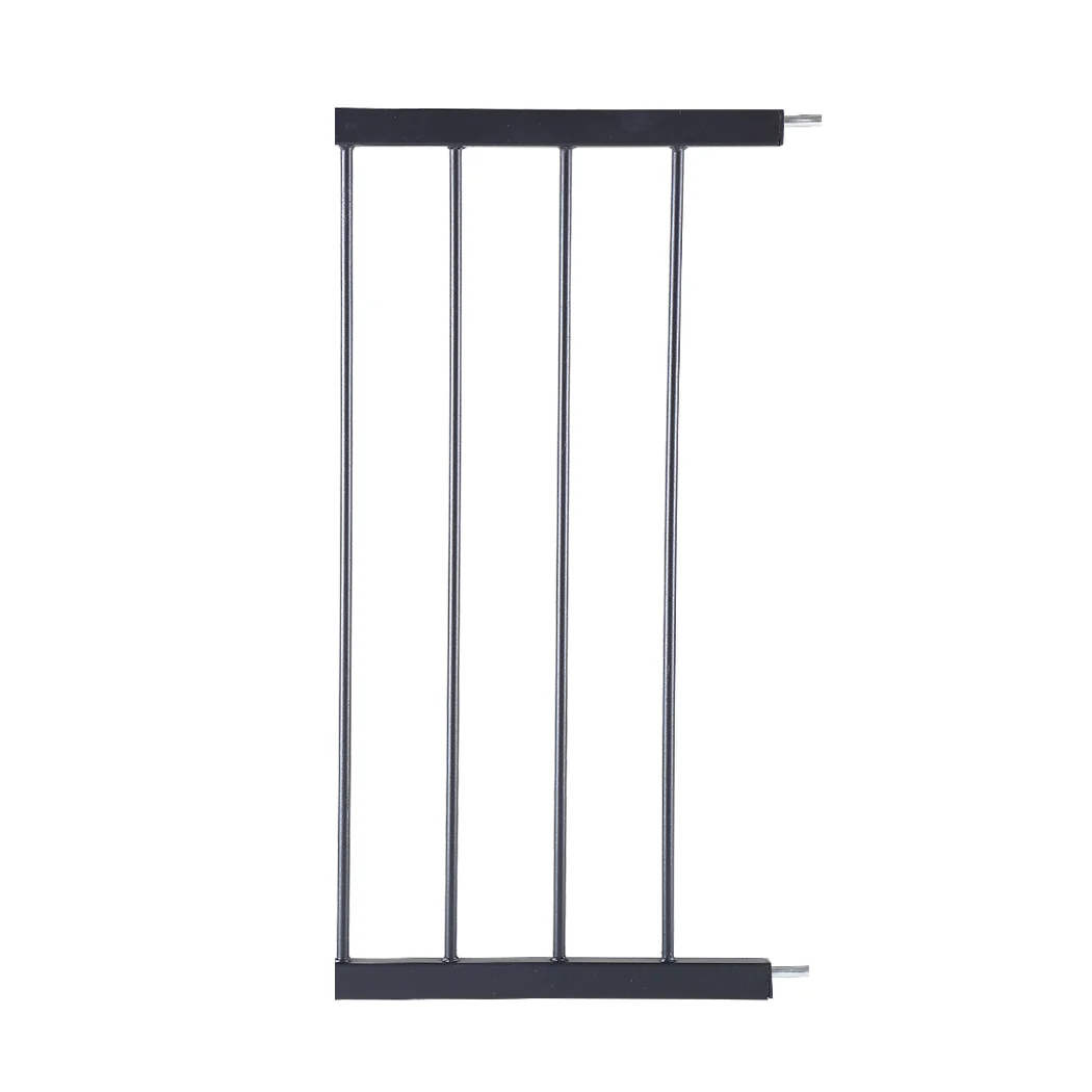 Baby Kids Safety Security Gate Stair Barrier Doors Extension Panels 30cm Black - Nurns
