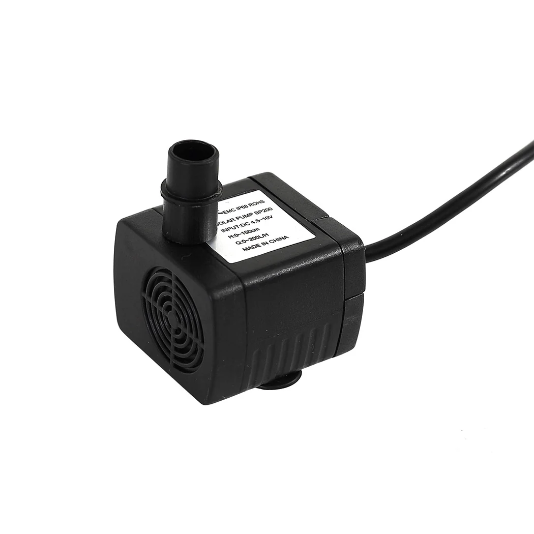 Solar Fountain Water Pump Kit Pond Pool Submersible Outdoor Garden 1.5W - Nurns