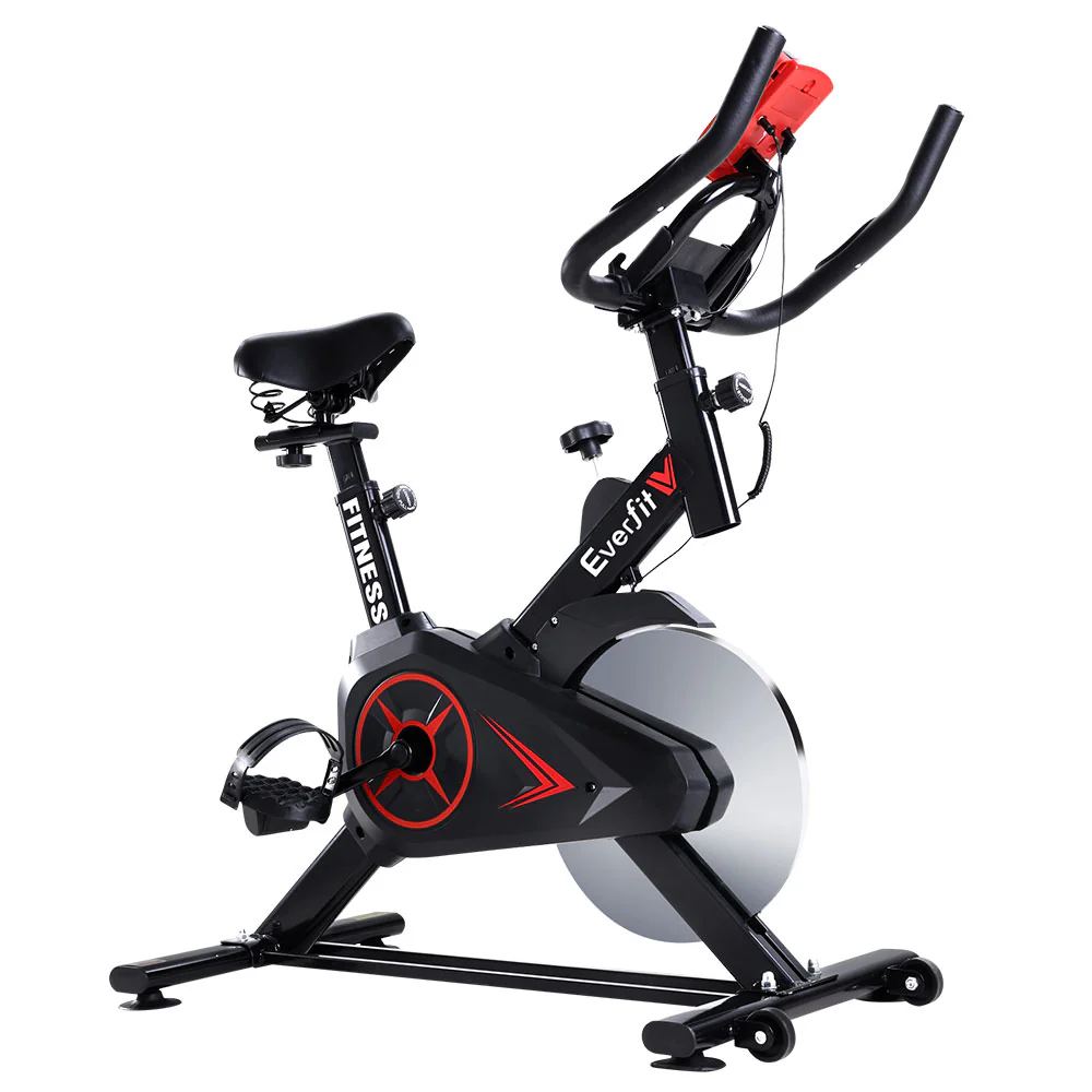 Everfit Spin Bike Exercise Bike Flywheel Cycling Home Gym Fitness Machine - Nurns