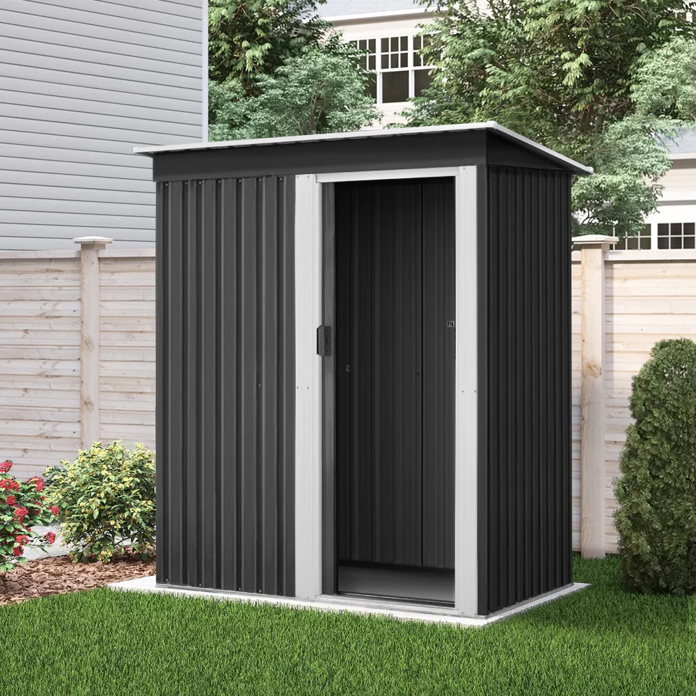 Giantz Garden Shed 1.62x0.86M Sheds Outdoor Storage Tool Workshop House Shelter Sliding Door - Nurns