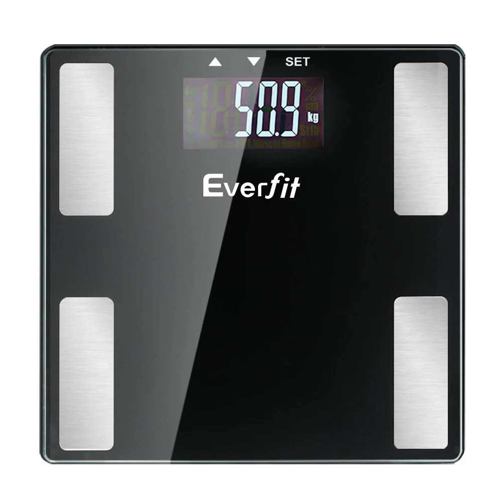 Electronic Digital Bathroom Scales Body Fat Scale Bluetooth Weight 180KG - Nurns