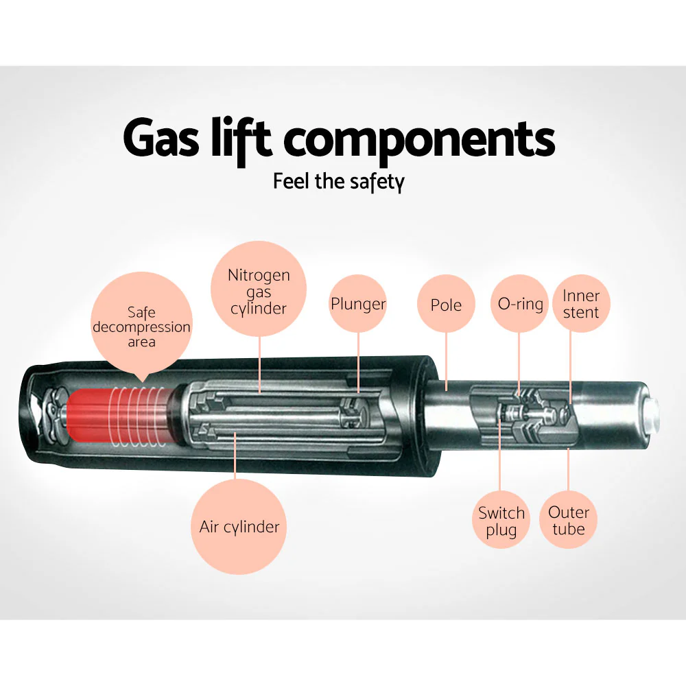 Set of 2 Corinth Faux Linen Bar Stools - Black - Nurns