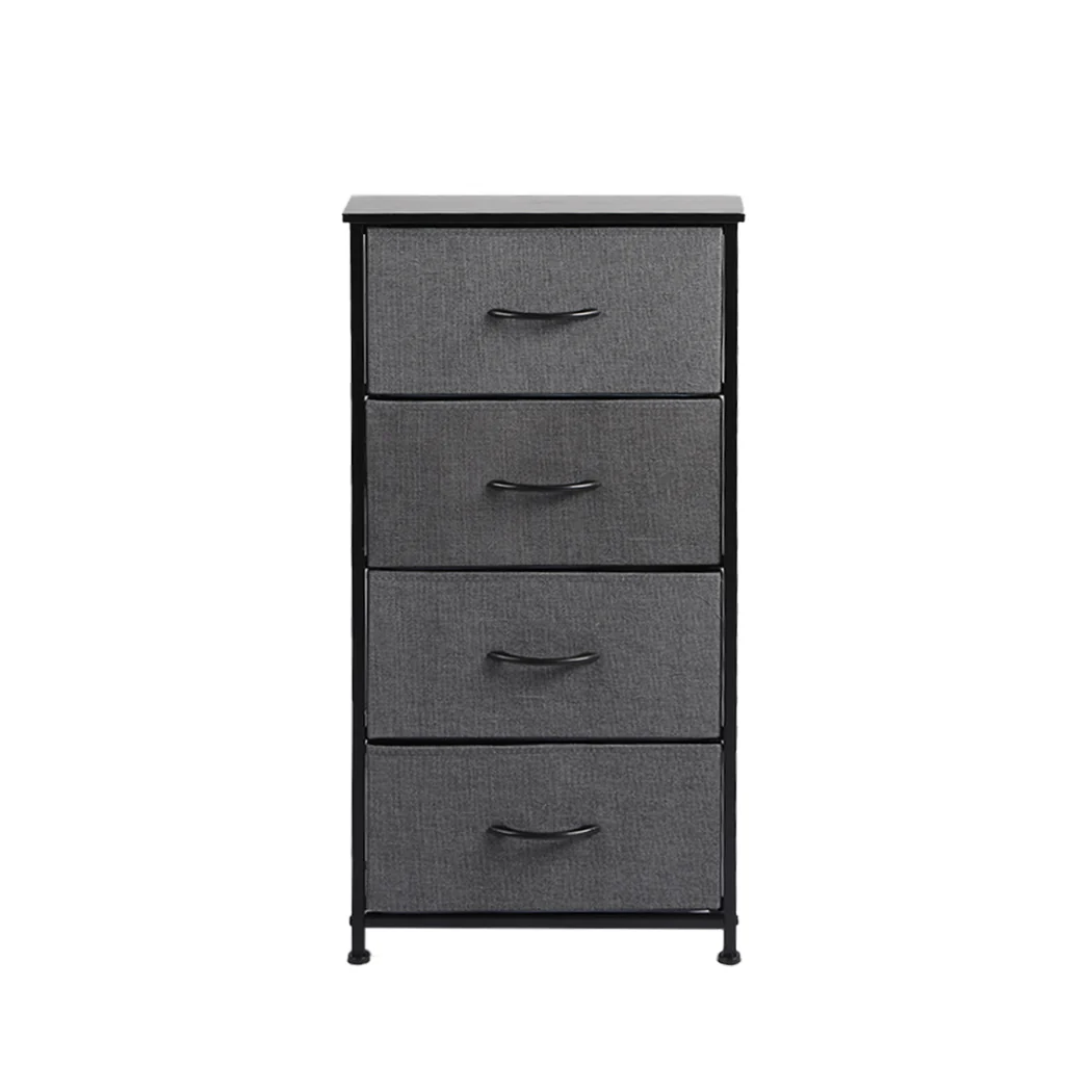Levede Storage Cabinet Tower Chest Dark Grey - Nurns