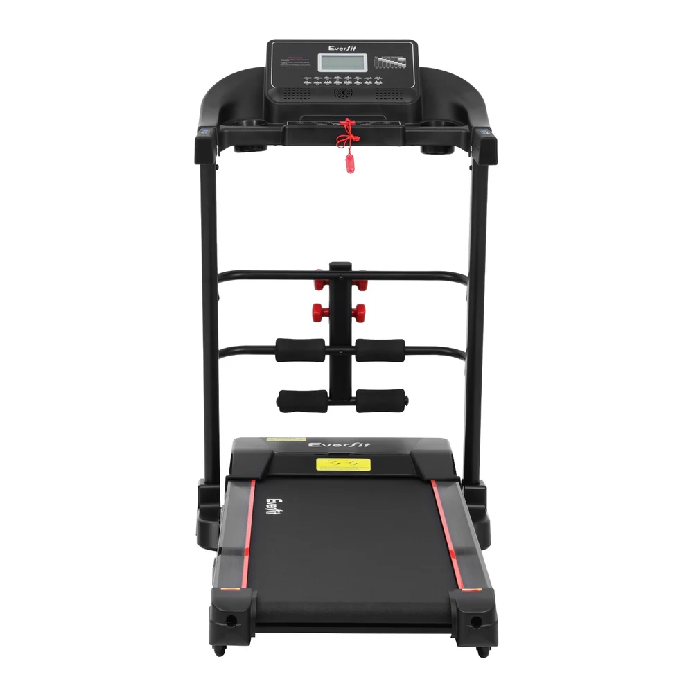 Everfit Treadmill Electric Home Gym Fitness Exercise Machine w/ Sit Up Bar 450mm - Nurns