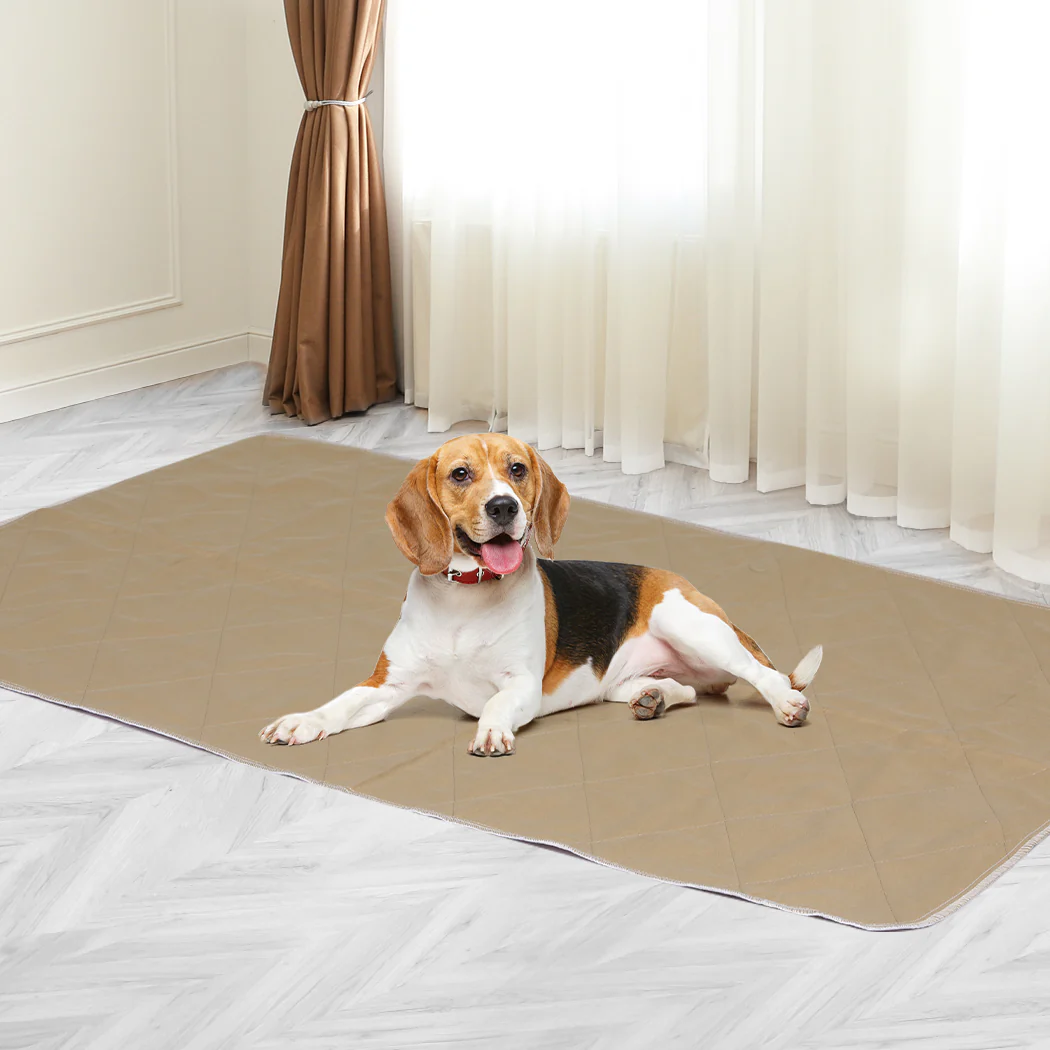 Set of 2 90x90cm Reusable Waterproof Pet Puppy Toilet Training Pads - XXLarge - Nurns