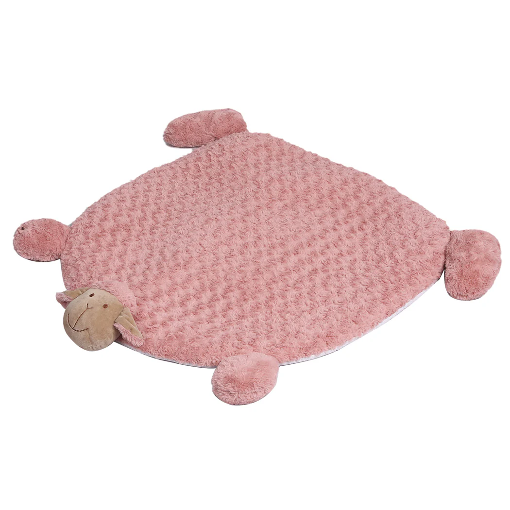 LARGE Dog Beds Pet Calming Squeaky - Pink - Nurns