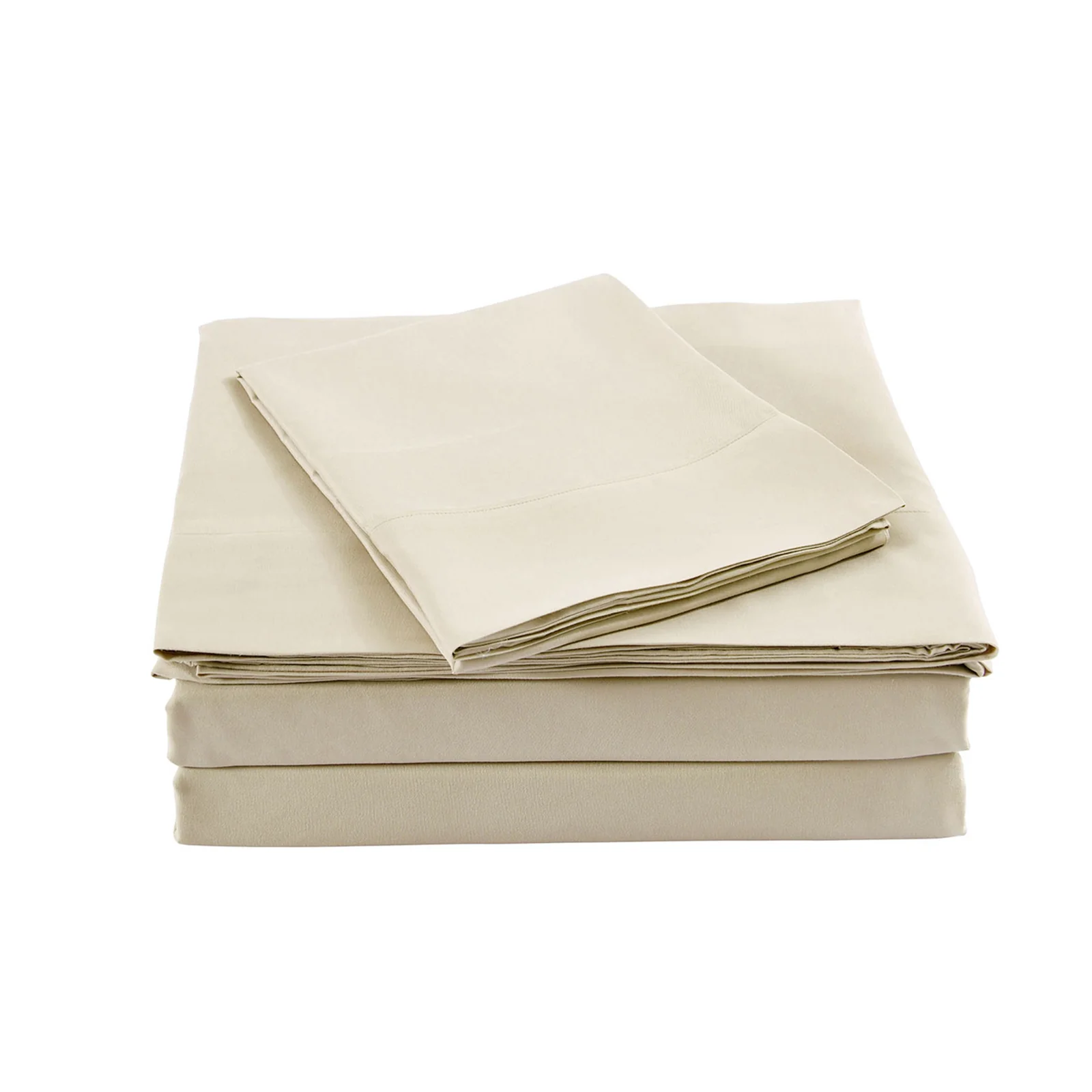Double Royal Comfort Blended Bamboo Sheet Set Dark Ivory - Nurns