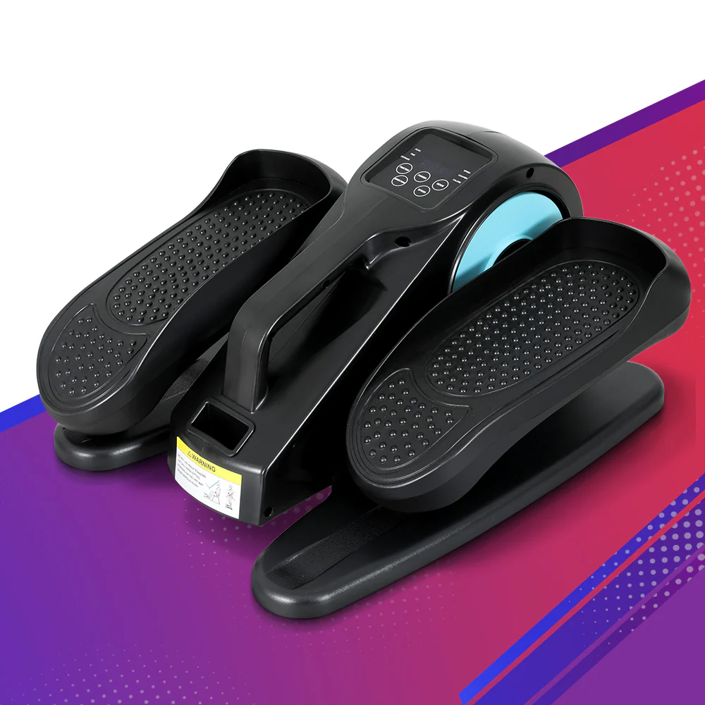 Everfit Pedal Exerciser Mini Exercise Bike Cross Trainer 50W Blue - Nurns