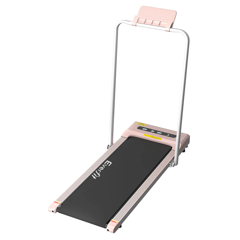 Everfit Treadmill Electric Walking Pad Under Desk Home Gym Fitness 380mm Pink - Nurns