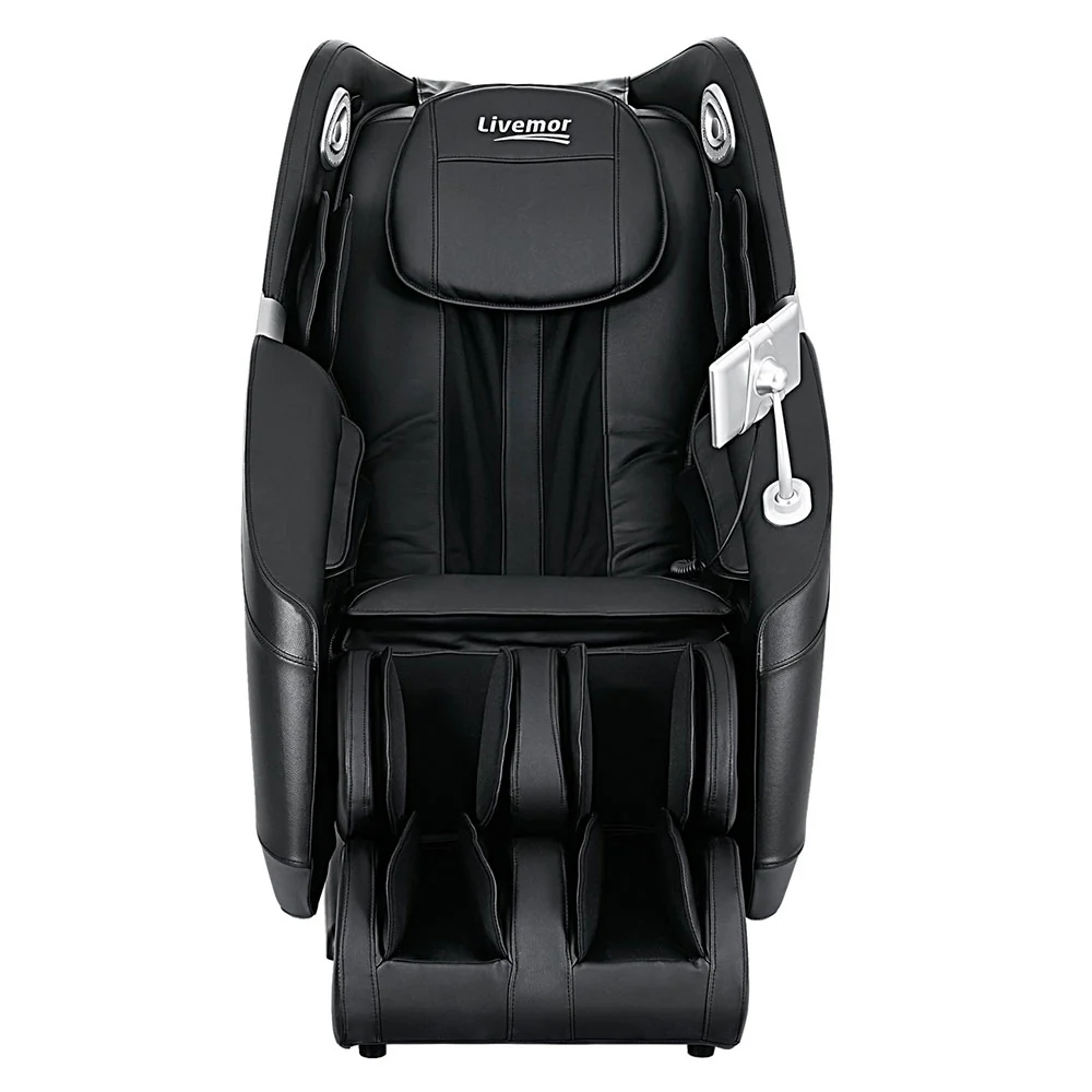 Eris Massage Chair Electric Recliner Home 3D Massager - Black - Nurns