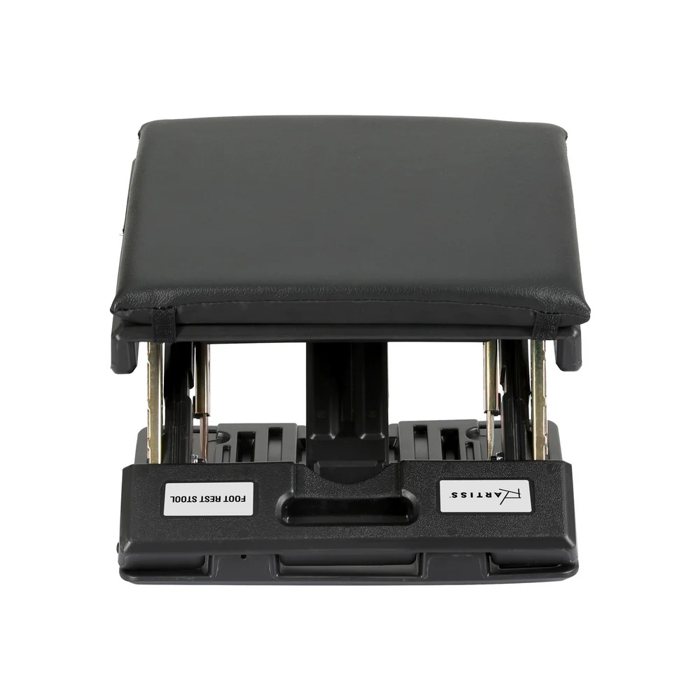 Artiss Foot Rest Stool Office Under Desk Fold Footrest Massage Cushion Pad Black - Nurns