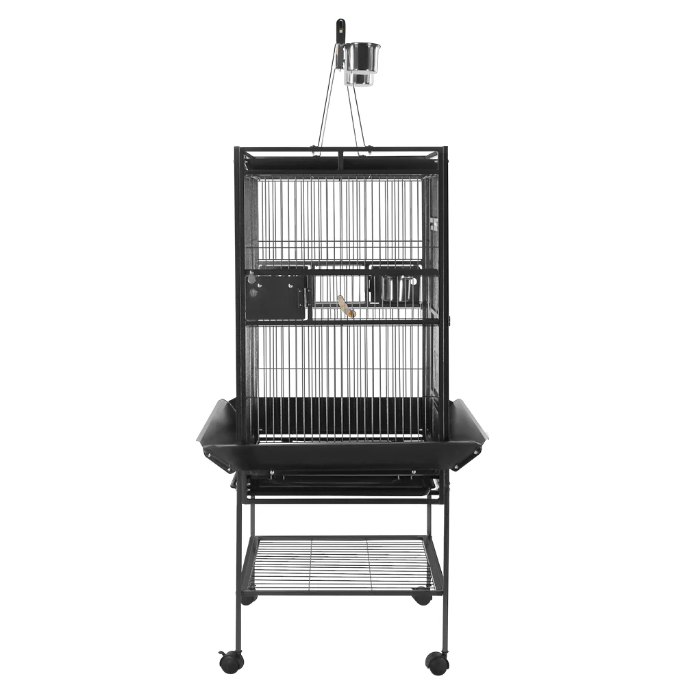 Bird Cage Pet Cages Aviary 173CM Large Travel Stand Budgie Parrot Toys - Nurns