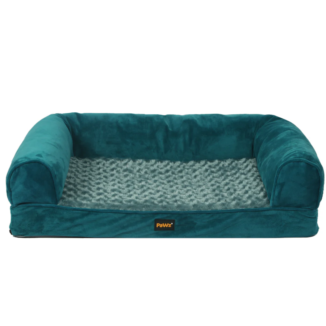 XLarge Dog Beds Pet Sofa Bedding Soft Warm - Blue - Nurns