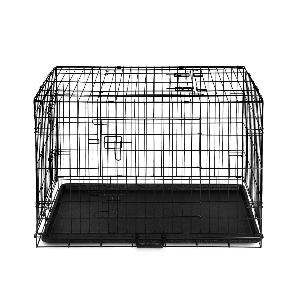 Dog Cage 36inch Pet Cage - Black - Nurns