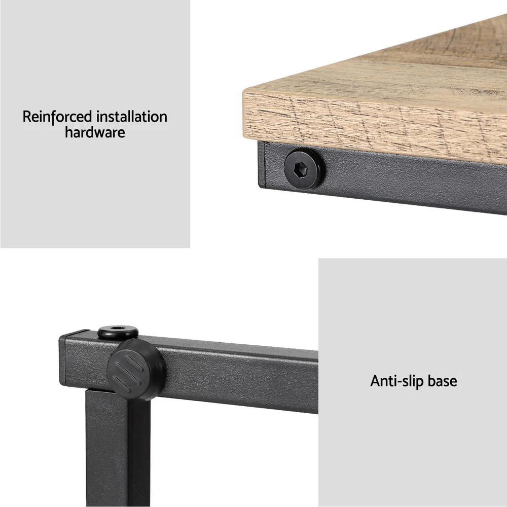 Ieris Side End Table - Walnut - Nurns