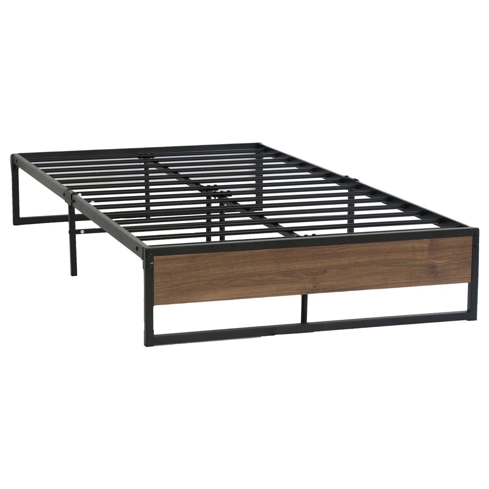 Scott Metal Bed Frame Base Foundation - Black King Single - Nurns