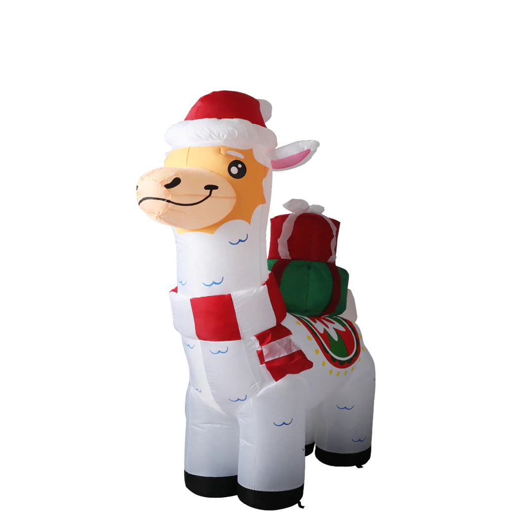 Llama Christmas Inflatable Xmas Decorations - 1.8M - Nurns